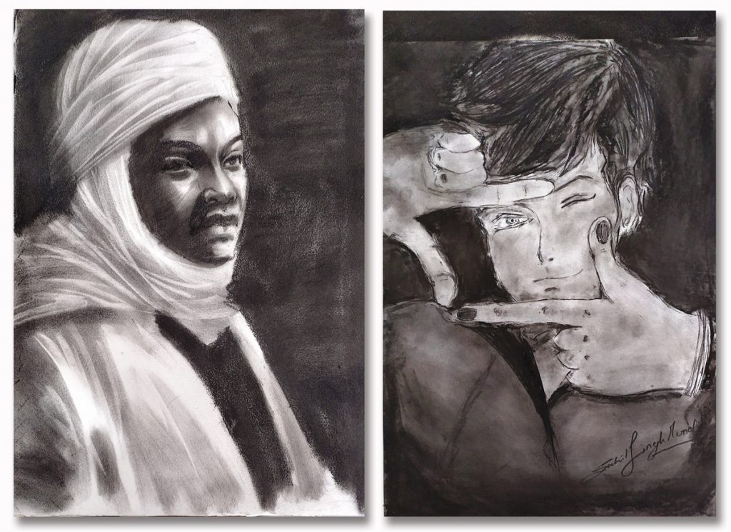 Charcoal Painting Workshop at JRU
