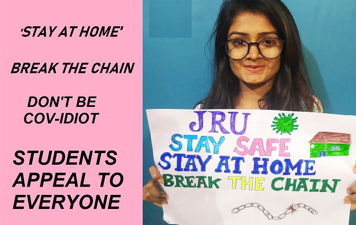 STAY HOME, STAY SAFE – JRU STUDENTS URGE EVERYONE