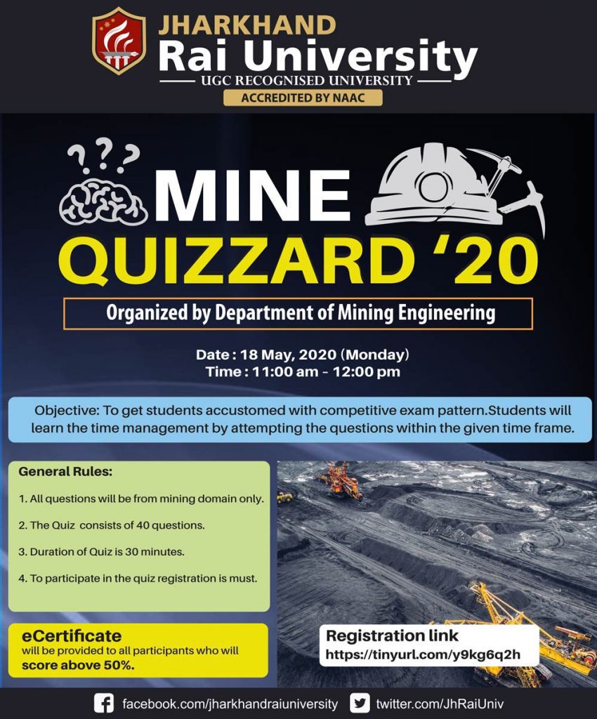 Mine Quizzard ’20 the Quiz Competition