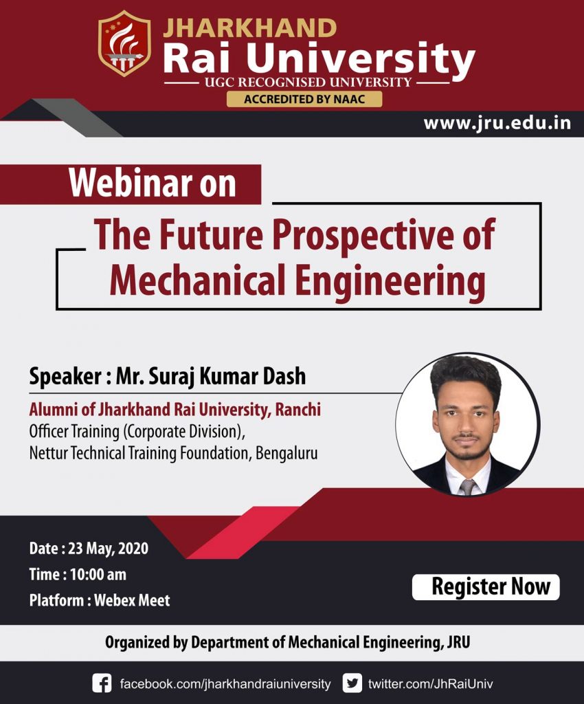 Webinar on: “The Future Prospective of Mechanical Engineering”