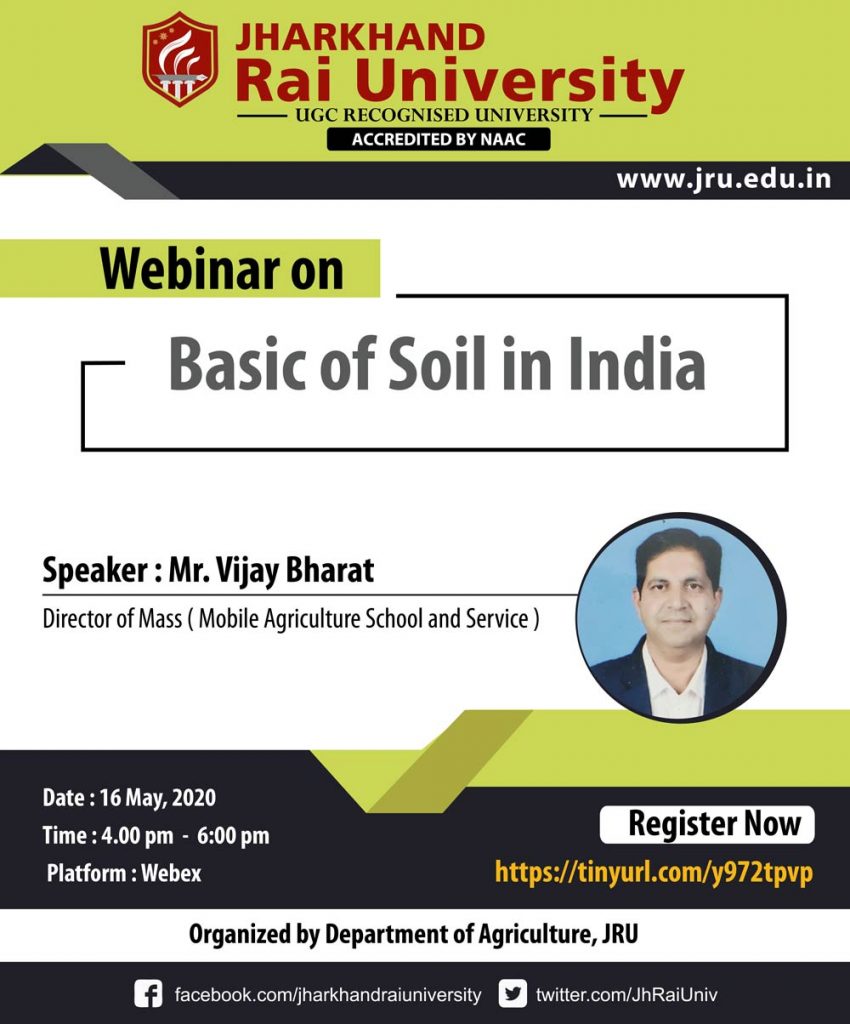 Webinar on: Basics of Soil in India