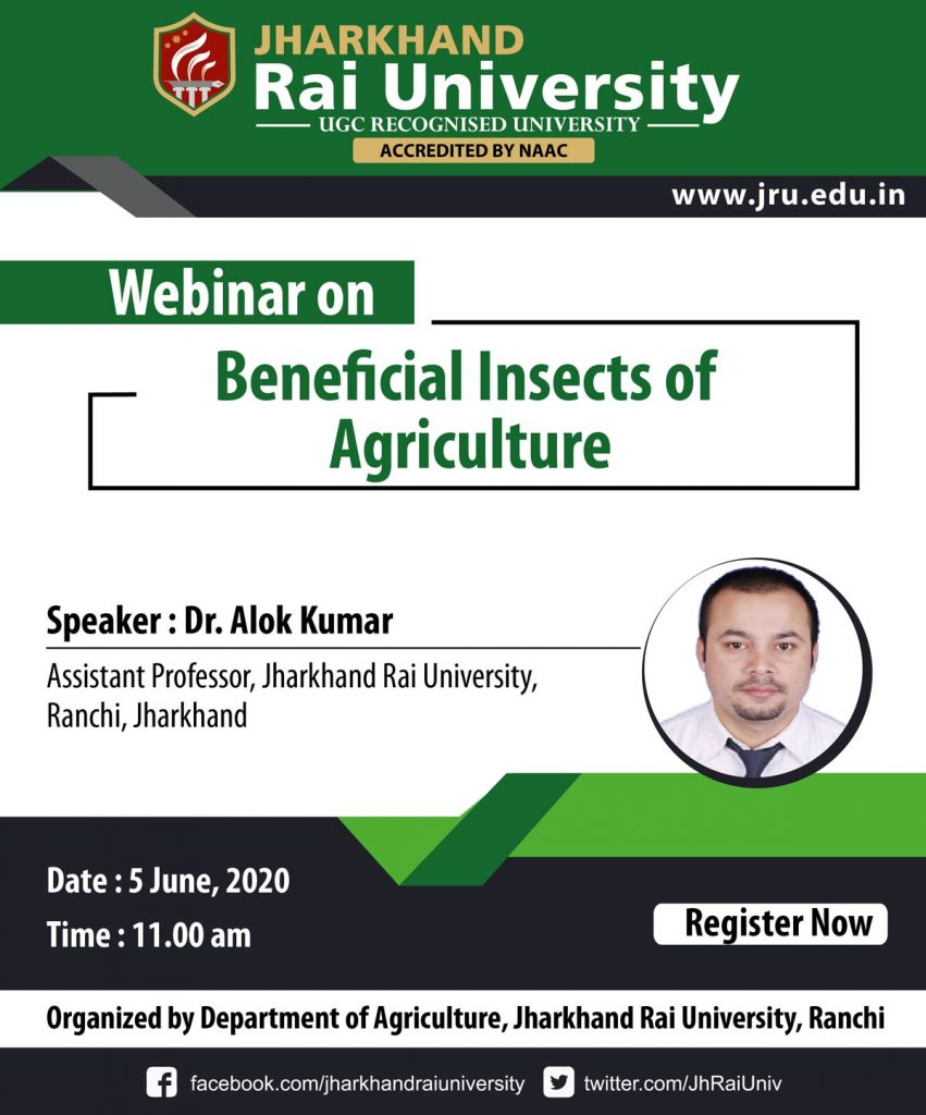 Webinar on: “Beneficial Insects of Agriculture”