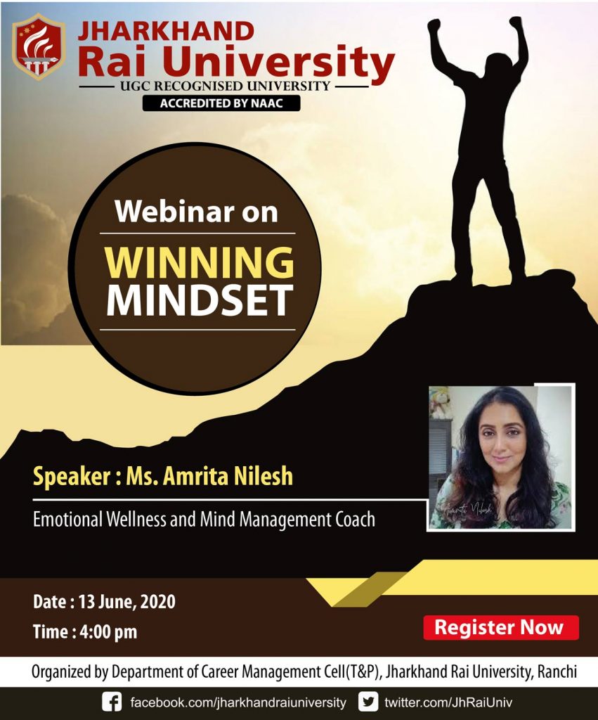 Webinar on: WINNING MINDSET