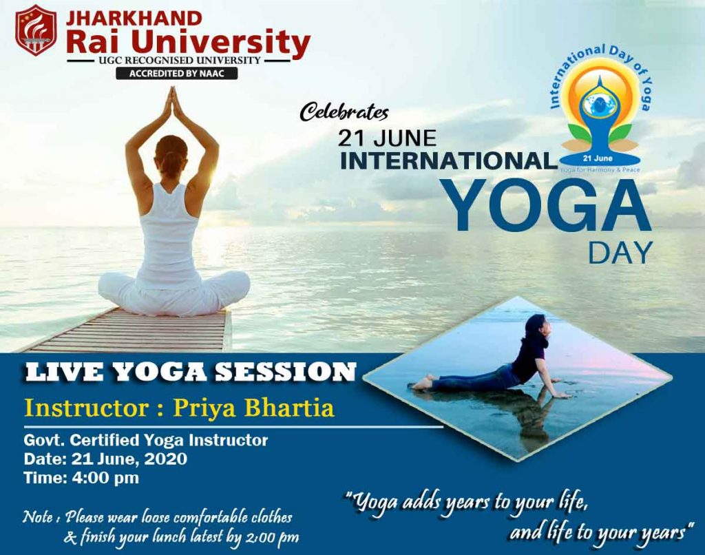 Live Session: INTERNATIONAL YOGA DAY