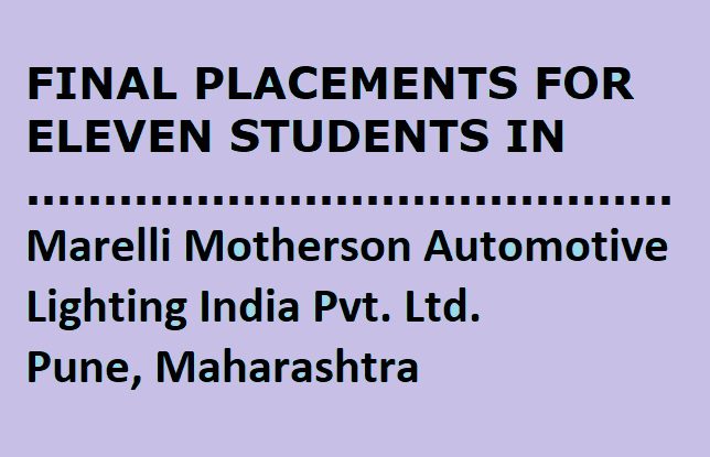 ELEVEN STUDENTS PLACED DURING LOCKDOWN IN A LEADING COMPANY