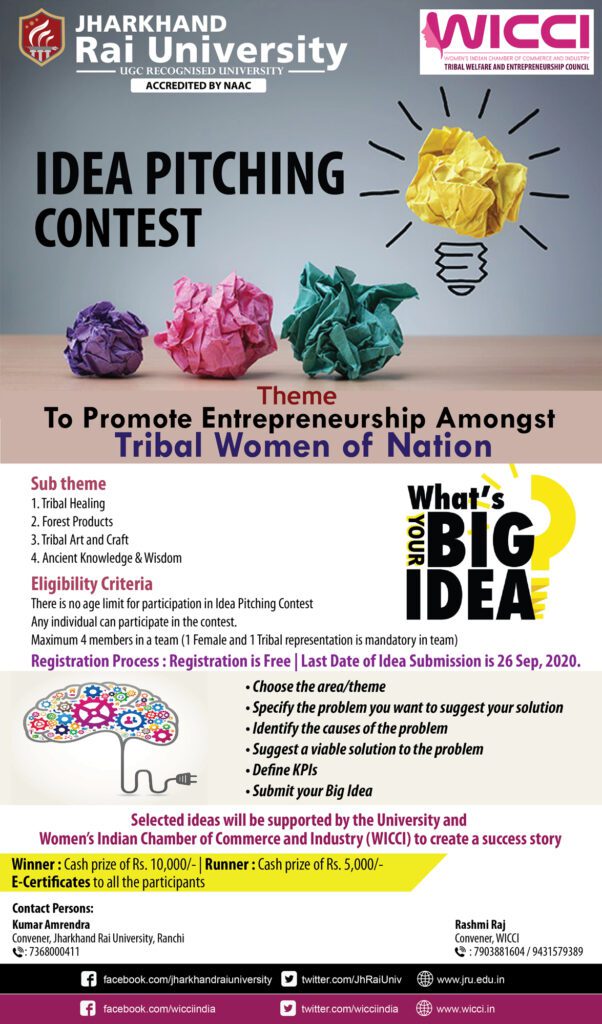 Call for Proposals for Idea Pitching Contest