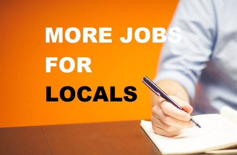 PRIVATE SECTOR JOBS TO BE RESERVED FOR LOCALS: CM