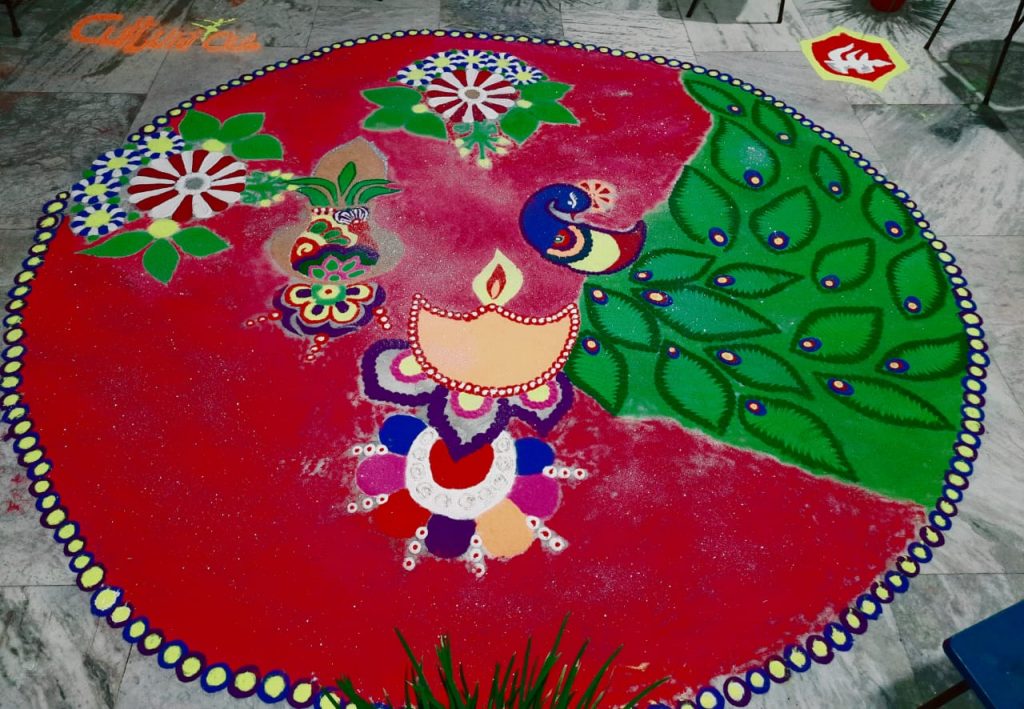 दीपोत्सव :पंचतत्वों का प्रतीक मिट्टी का दीया , रंगोली से मां लक्ष्मी होती हैं प्रसन्न