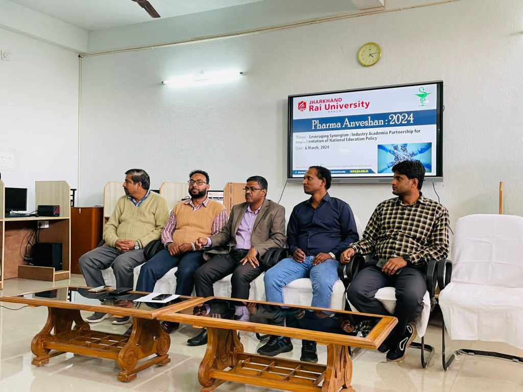झारखण्ड राय विश्वविद्यालय के फार्मेसी संकाय में  फार्मा अन्वेषण 2024 का आयोजन