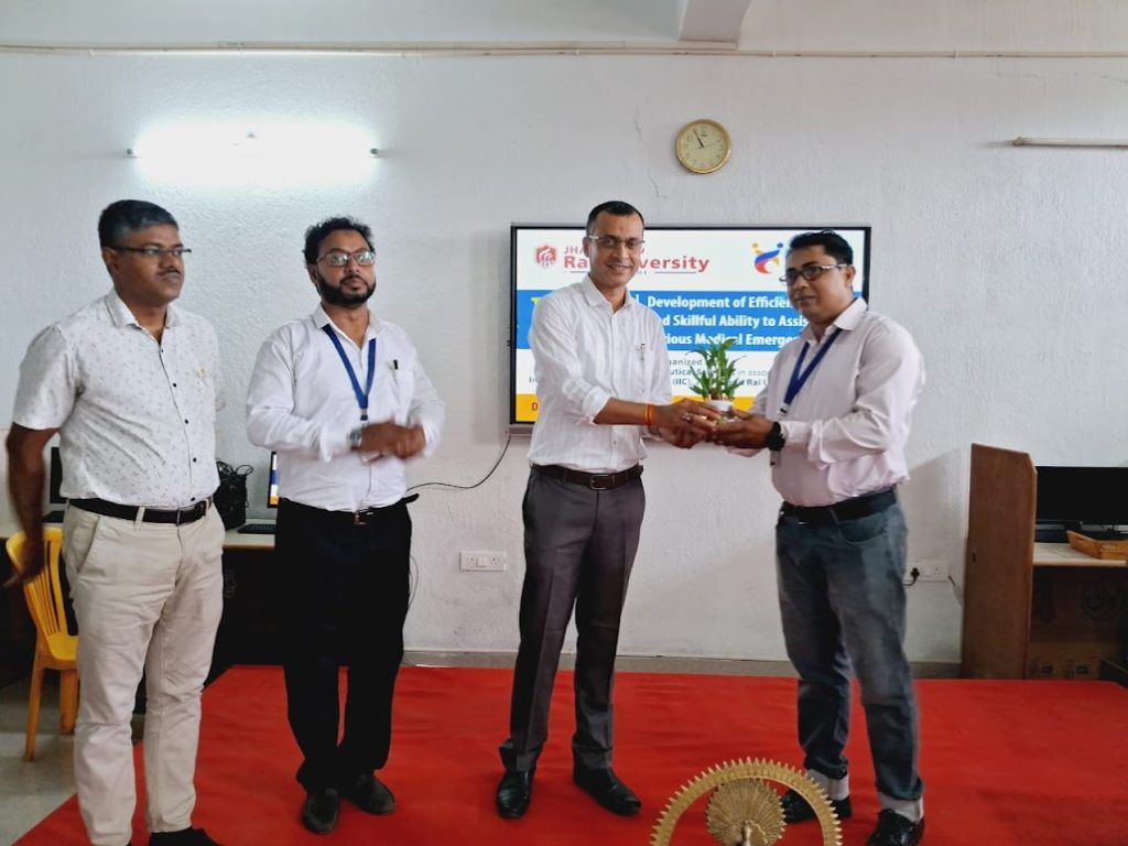 झारखंड राय विश्वविद्यालय में बूट कैंप का आयोजन। 150 पारा मेडिकल स्टूडेंट्स को मिला प्रशिक्षण