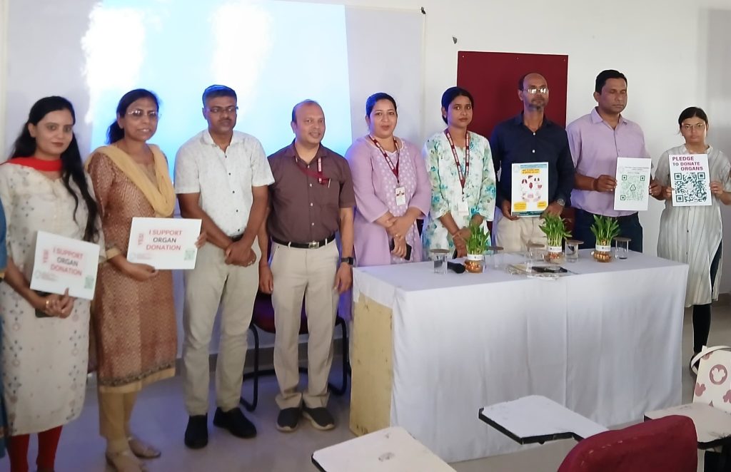 झारखंड राय विश्वविद्यालय में “अंग दान एवं अंग प्रत्यारोपण से जुड़े मिथक ”  पर  जागरूकता सत्र का आयोजन