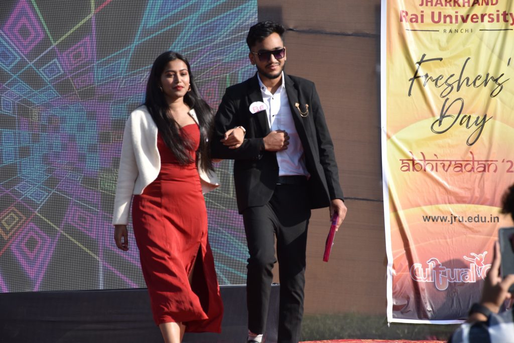 झारखंड राय विश्वविद्यालय रांची में फ्रेशर्स का आयोजन