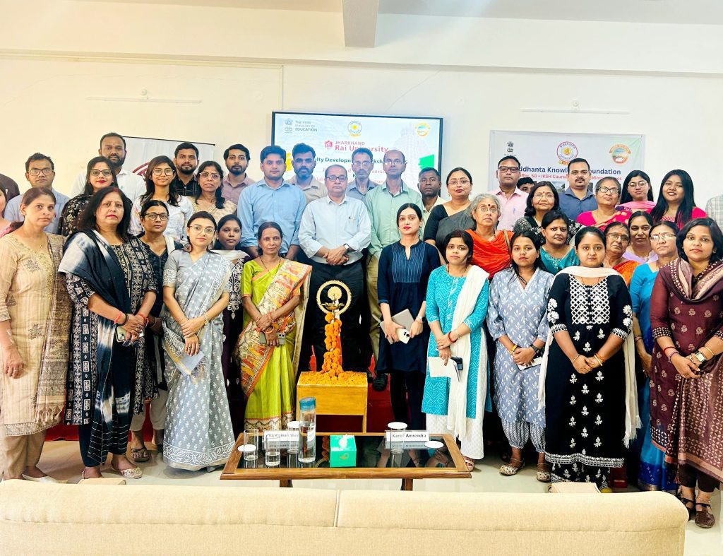 IKS faculty training workshop conducted at Jharkhand Rai University Ranchi 2025