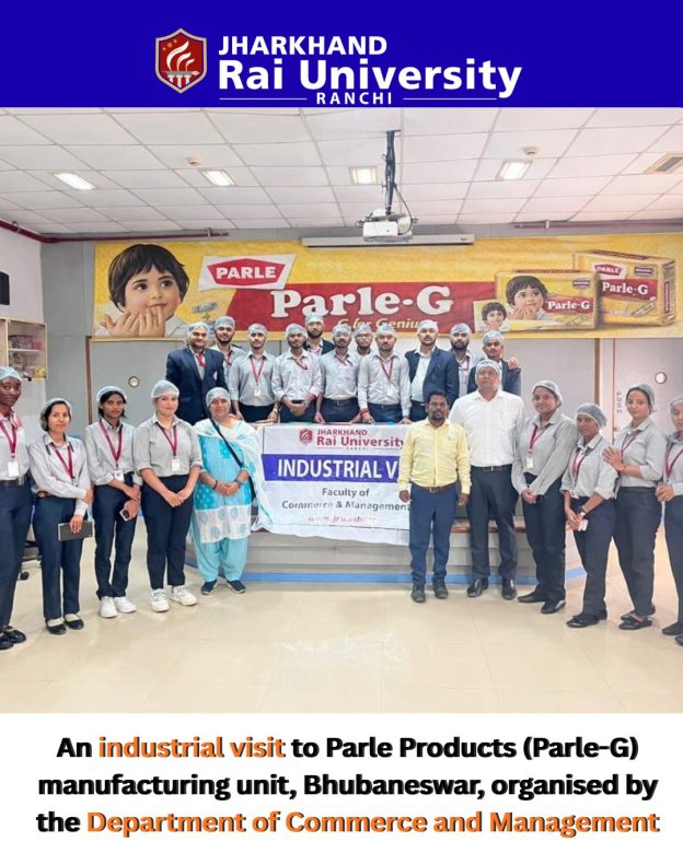 Department of Commerce and Management visited Parle Products